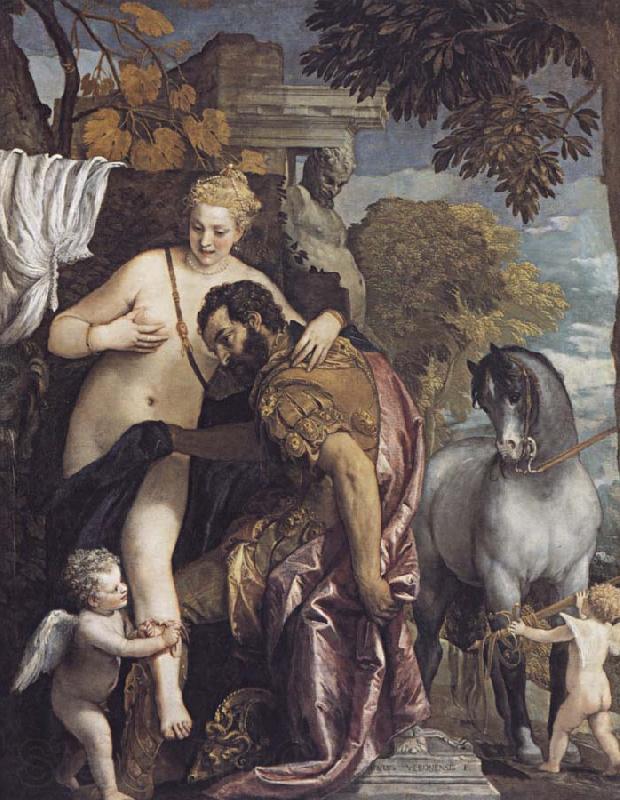 Paolo Veronese Mars and Venus United by Love